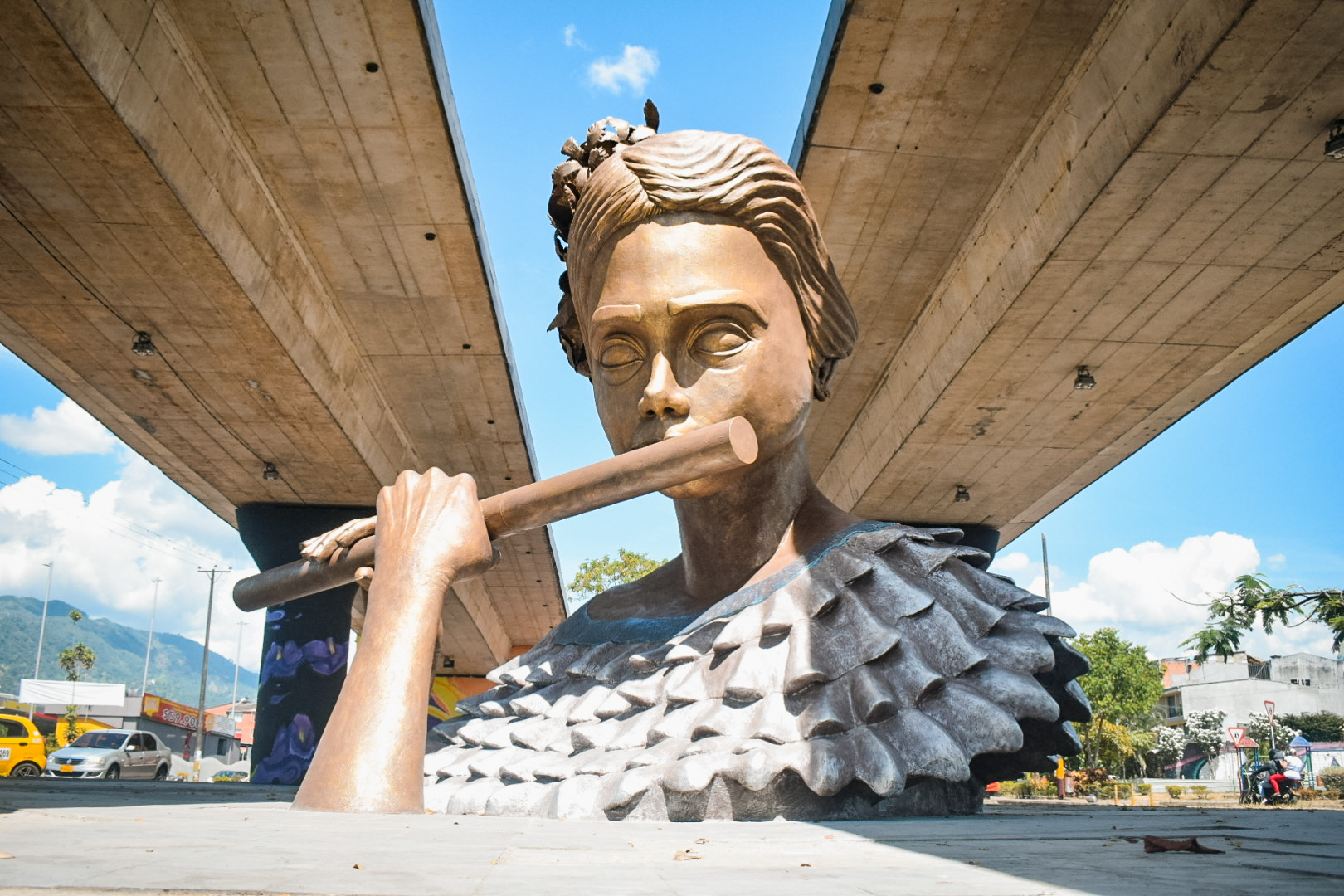 ¿La conoces? Esta es la nueva escultura que embellece a Ibagué