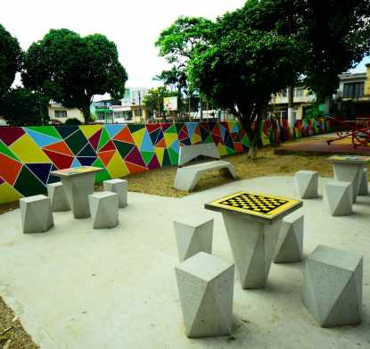 Our Blue Soldiers were inspired by the beautification of the park in the Limonar neighborhood