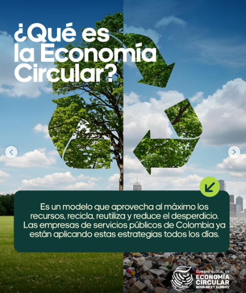 🌎♻️ In Colombia, many public service companies are already putting the circular economy into action