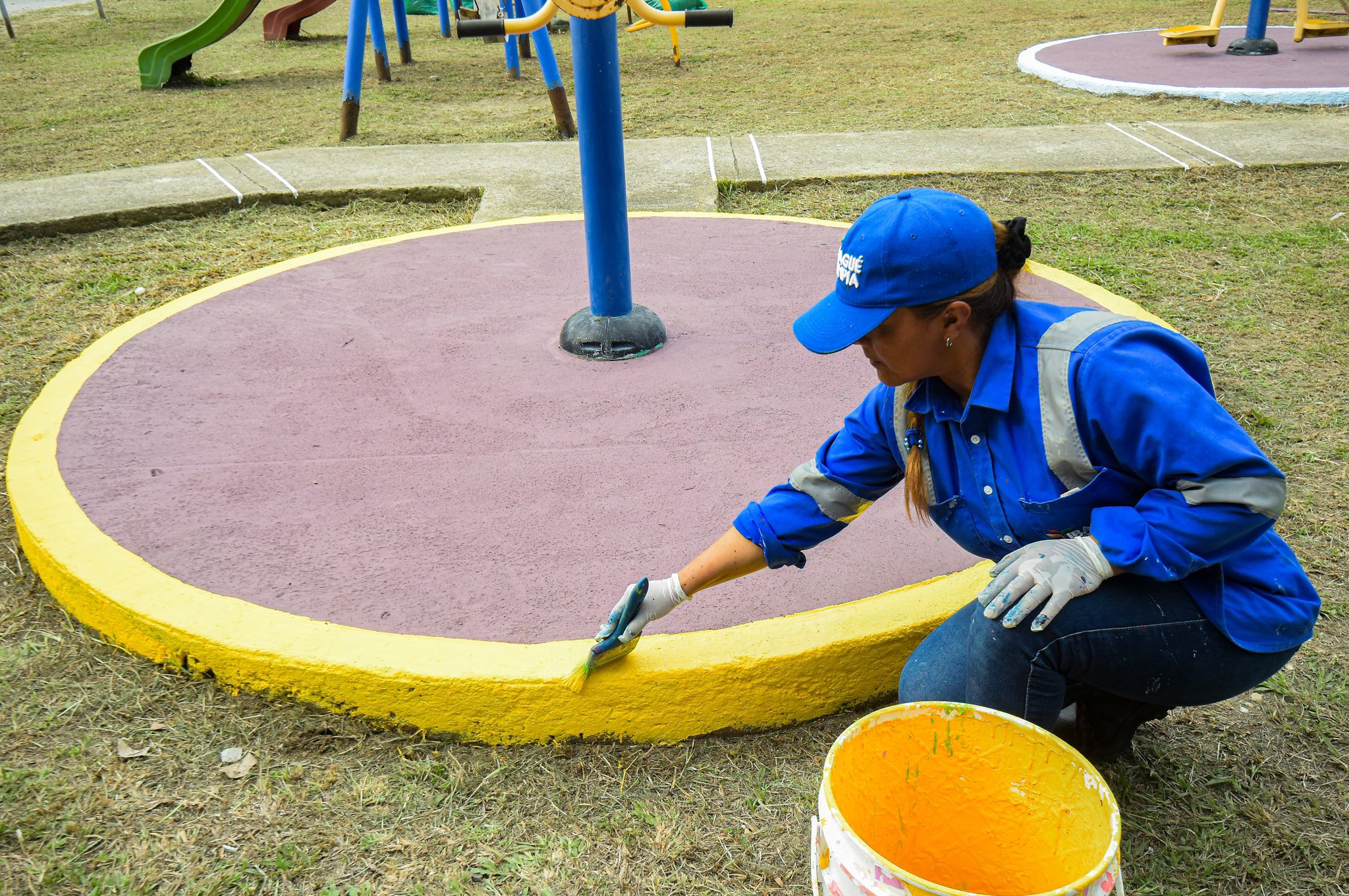 🚧 Our Blue Soldiers continue to roam the streets of the city, leaving a mark 