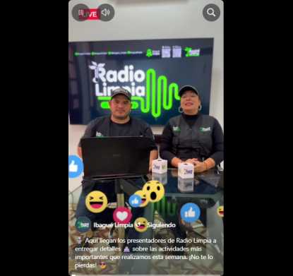 The Radio Limpia hosts are here to give you all the details 👩🏻‍💻 about the most important activities we did this week. Don't miss it!