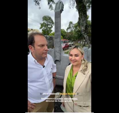 Mayor Johana Aranda, along with Asocapitales, recognized the work we have been leading in the restoration of the median strip on Carrera Quinta 