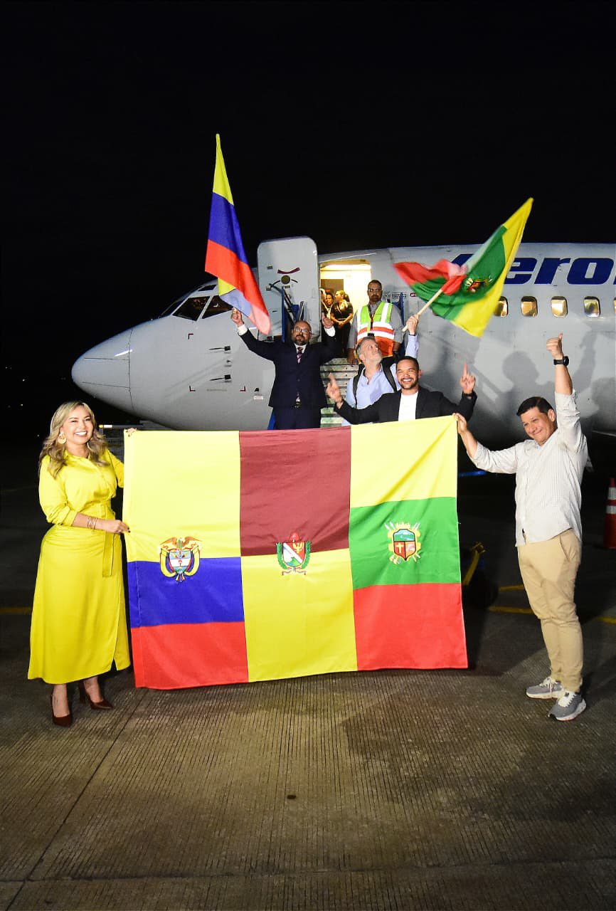 Today, Ibagué marks a milestone in its history! ✈️🌍