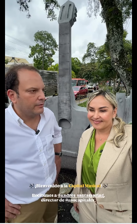 La Alcaldesa Johana Aranda junto a Asocapitales, reconoció el trabajo que venimos liderando en la recuperación del separador de la carrera Quinta